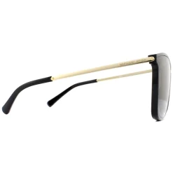 Michael Kors Sunglasses Zermatt 2079U 333273 Shiny Black & Metallic Go
