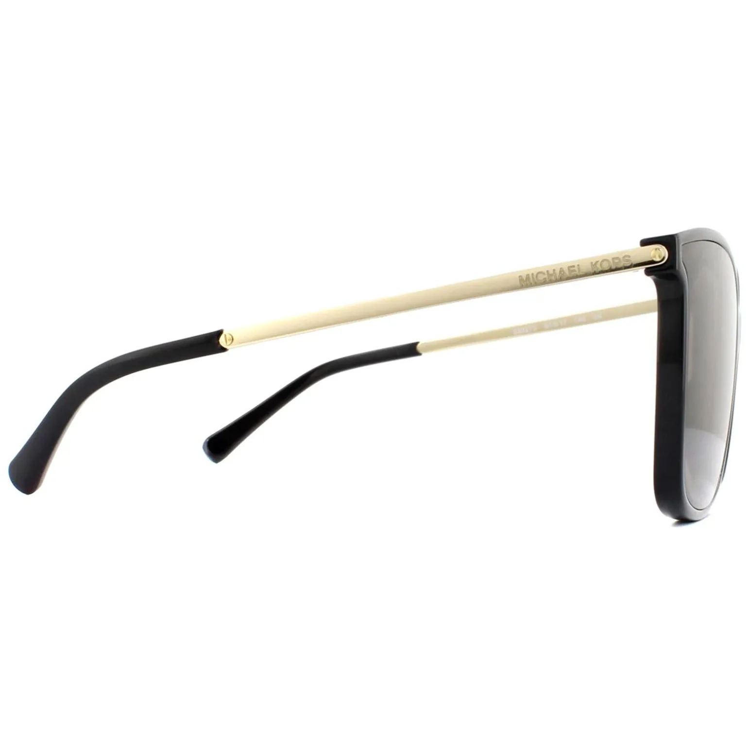 Michael Kors Sunglasses Zermatt 2079U 333273 Shiny Black & Metallic Go