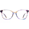 Missoni Glasses Frames MIS 0013 V43 Transparent Striped Purple Women