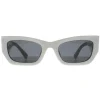 Miu Miu Sunglasses MU09WS 1425S0 White Dark Grey