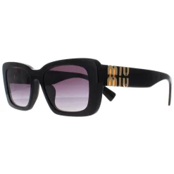 Miu Miu Sunglasses MU07YS 1AB5D1 Black Grey Gradient
