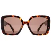 Miu Miu Sunglasses MU10YS VAU06B Honey Havana Dark Brown