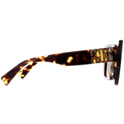 Miu Miu Sunglasses MU10YS VAU06B Honey Havana Dark Brown