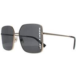 Miu Miu Sunglasses MU51YS ZVN5S0 Pale Gold Dark Grey