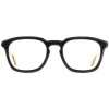 Moncler Glasses Frames ML5042 005 Black and Ochre Men
