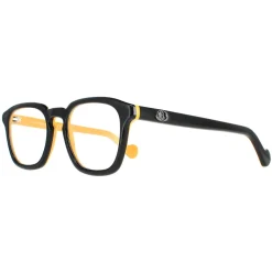 Moncler Glasses Frames ML5042 005 Black and Ochre Men