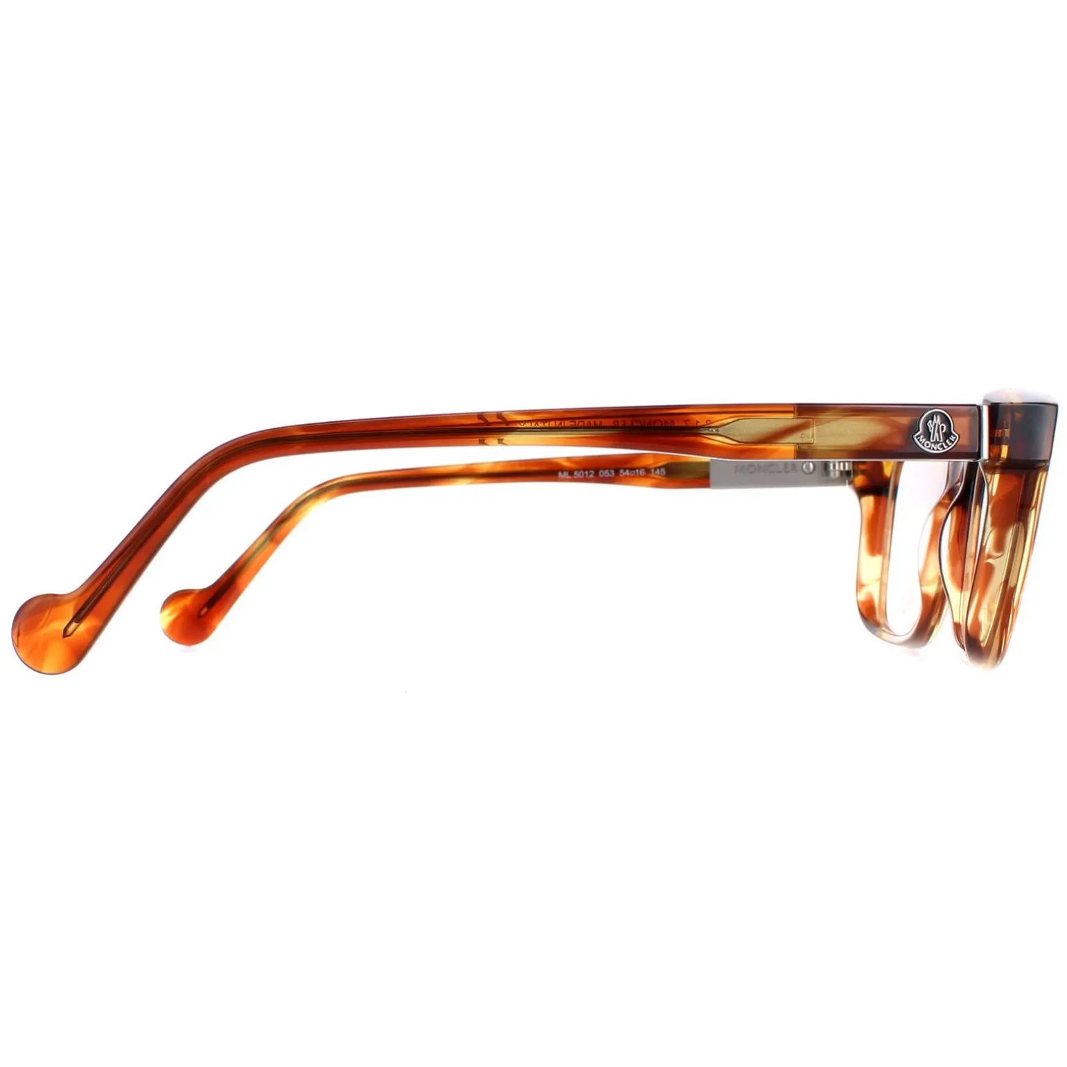 Moncler Glasses Frames ML5012 053 Blonde Havana Men