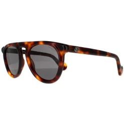 Moncler Sunglasses ML0100 52A Dark Havana Grey
