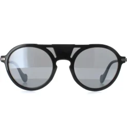 Moncler Sunglasses ML0053 01B Black Grey Mirror