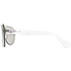 Moncler Sunglasses ML0055 26C Crystal Grey Mirror