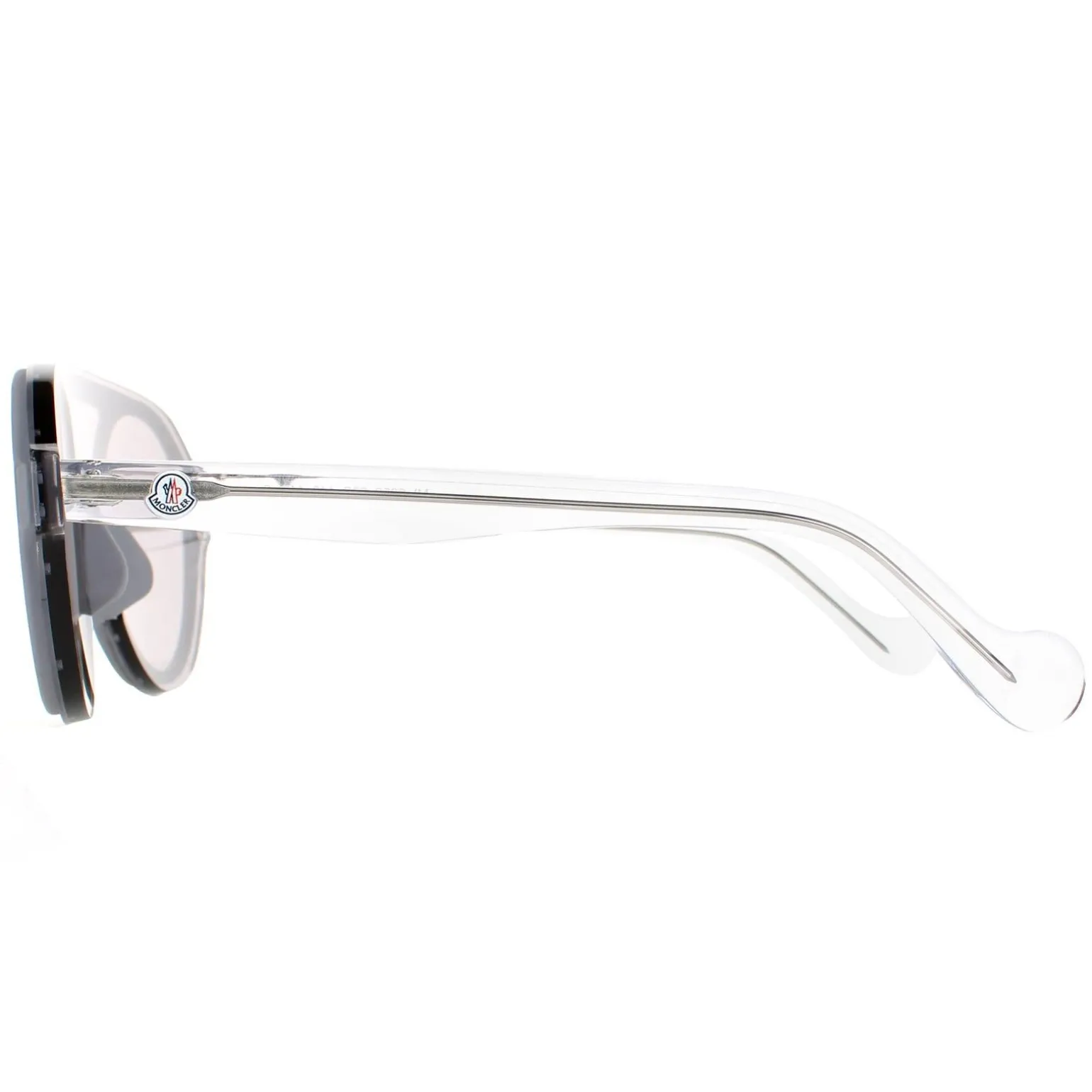 Moncler Sunglasses ML0052 22C Grey Crystal Grey Mirror