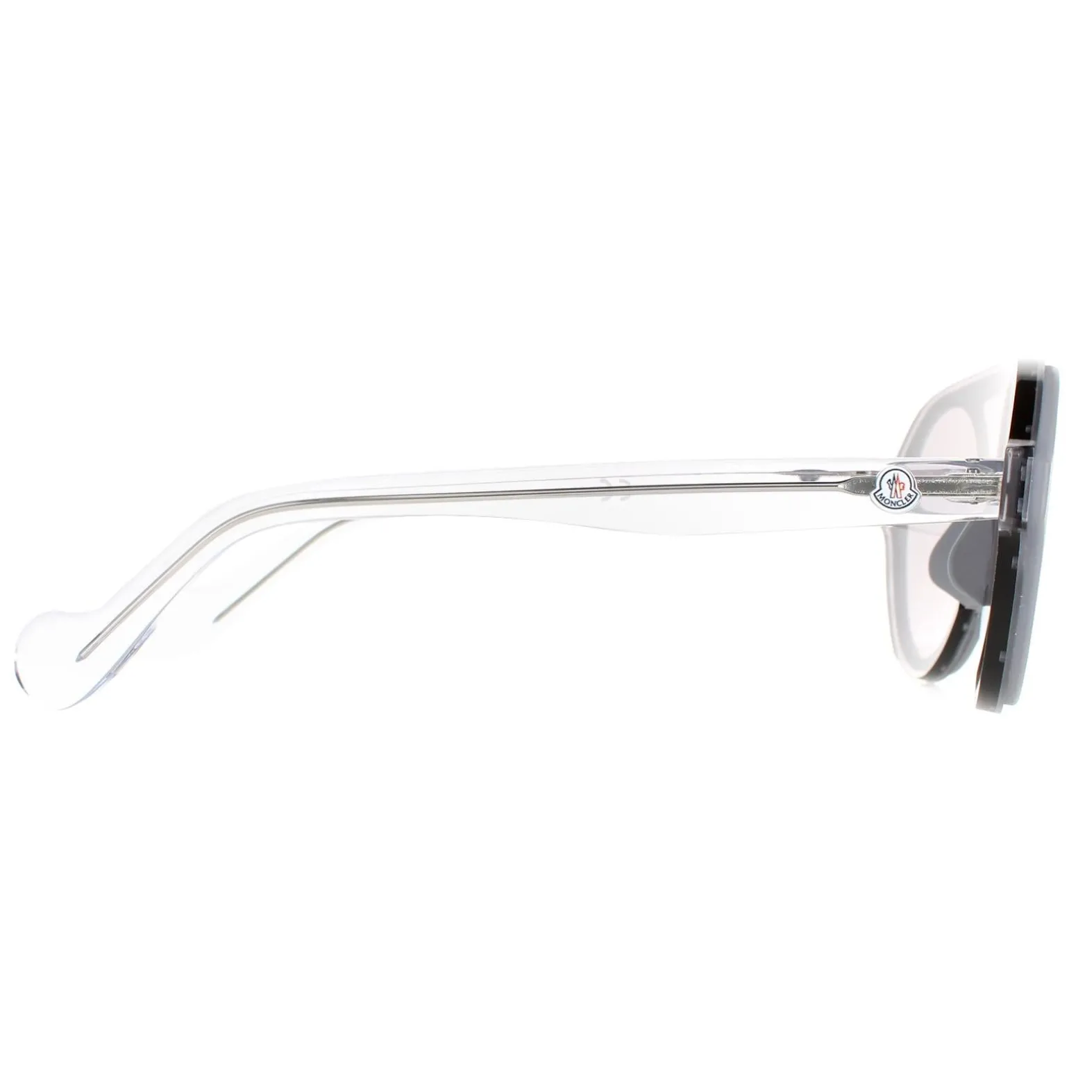 Moncler Sunglasses ML0052 22C Grey Crystal Grey Mirror