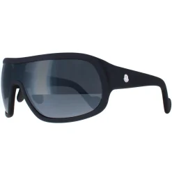 Moncler Sunglasses ML0048 02C Matte Black Smoke Mirror