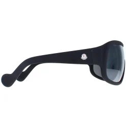 Moncler Sunglasses ML0048 02C Matte Black Smoke Mirror