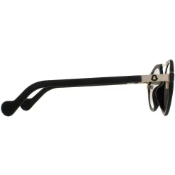 Moncler Sunglasses ML0083 02C Rubber Black Silver Mirror