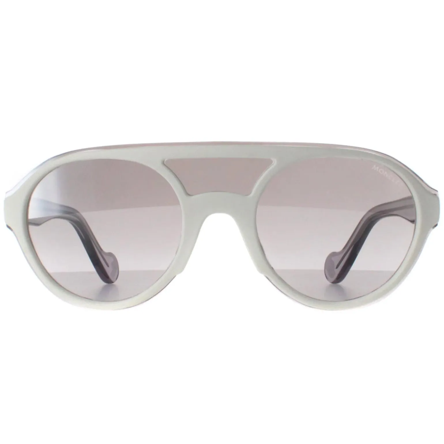 Moncler Sunglasses ML0052 21C White Transparent Grey Grey
