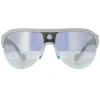 Moncler Sunglasses ML0049 21C White Grey Mirror
