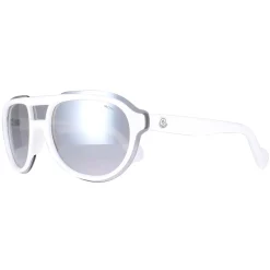 Moncler Sunglasses ML0055 24C White Smoke Mirror