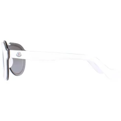 Moncler Sunglasses ML0055 24C White Smoke Mirror