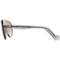 Moncler Sunglasses ML0052 21C White Transparent Grey Grey