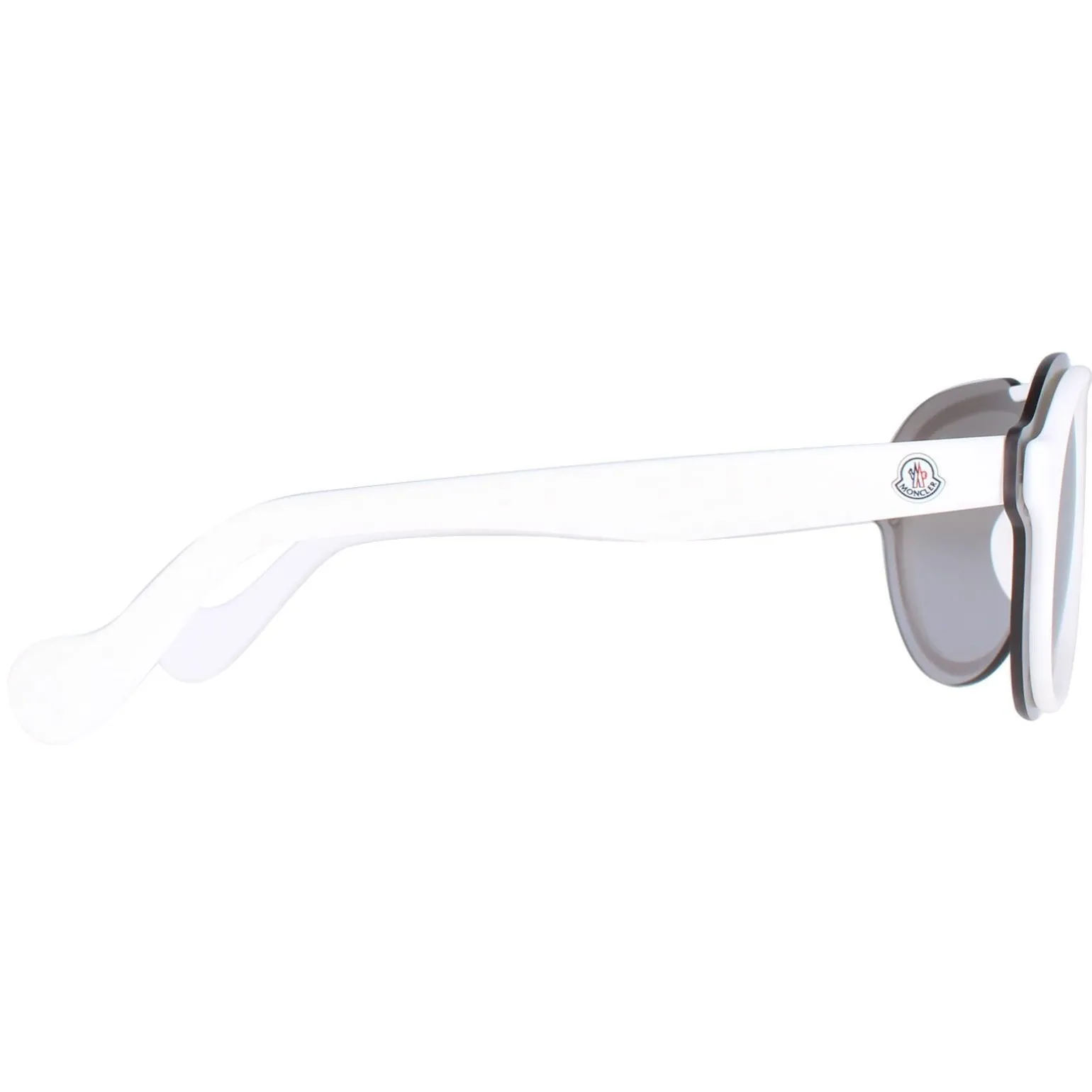 Moncler Sunglasses ML0055 24C White Smoke Mirror