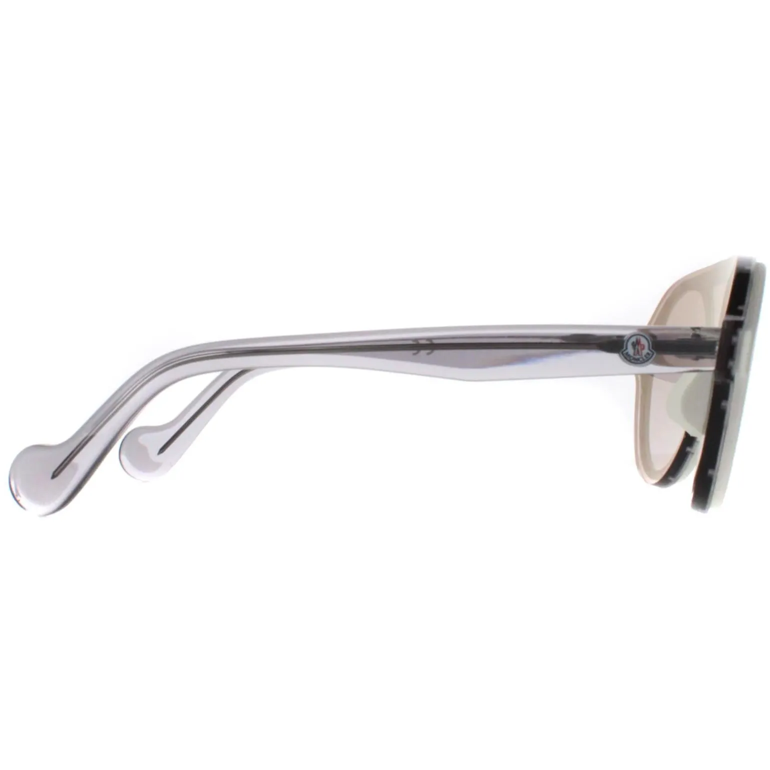 Moncler Sunglasses ML0052 21C White Transparent Grey Grey