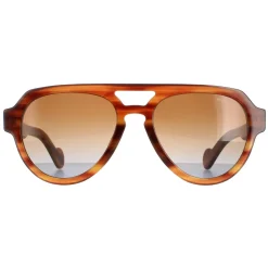 Moncler Sunglasses ML0094 54E Havana Brown Brown