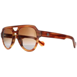 Moncler Sunglasses ML0094 54E Havana Brown Brown