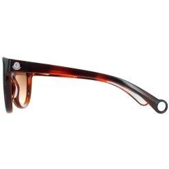 Moncler Sunglasses ML0087 53G Dark Tortoise Havana Brown