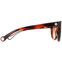 Moncler Sunglasses ML0087 53G Dark Tortoise Havana Brown