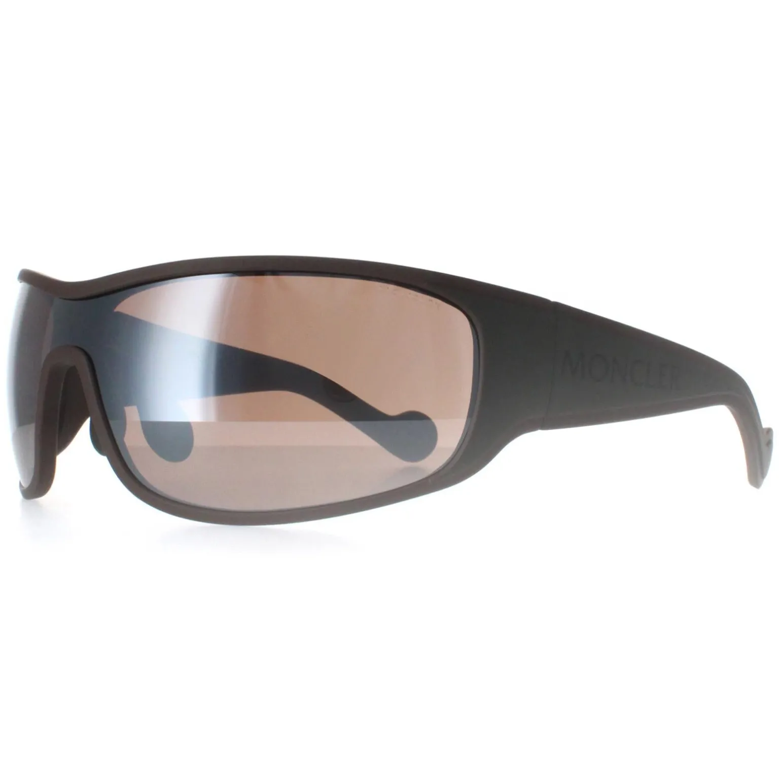 Moncler Sunglasses ML0129 50L Matte Brown Brown Mirror