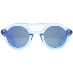 Moncler Sunglasses ML0014 84L Shiny Light Blue Blue