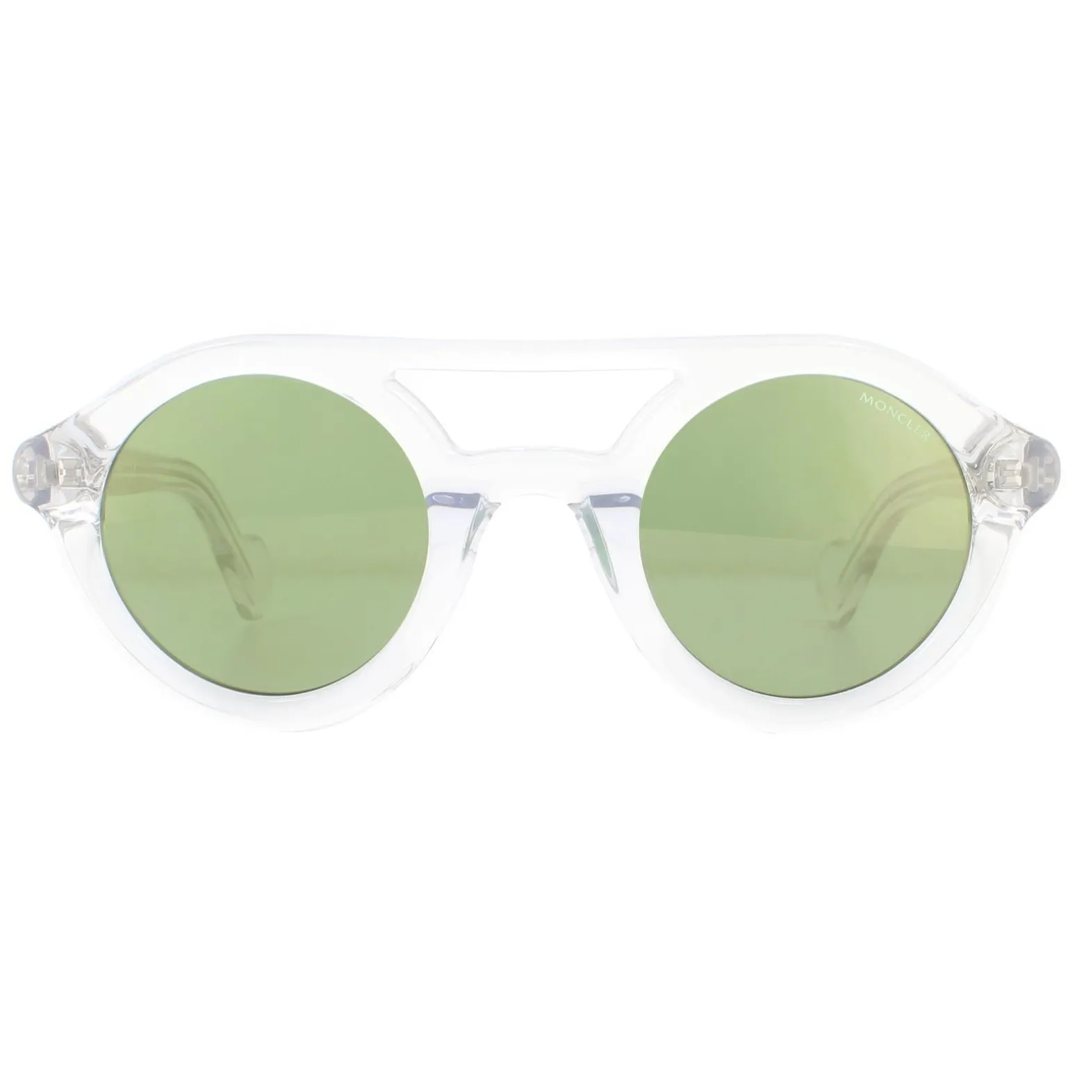 Moncler Sunglasses ML0014 27Q Crystal Green Mirror