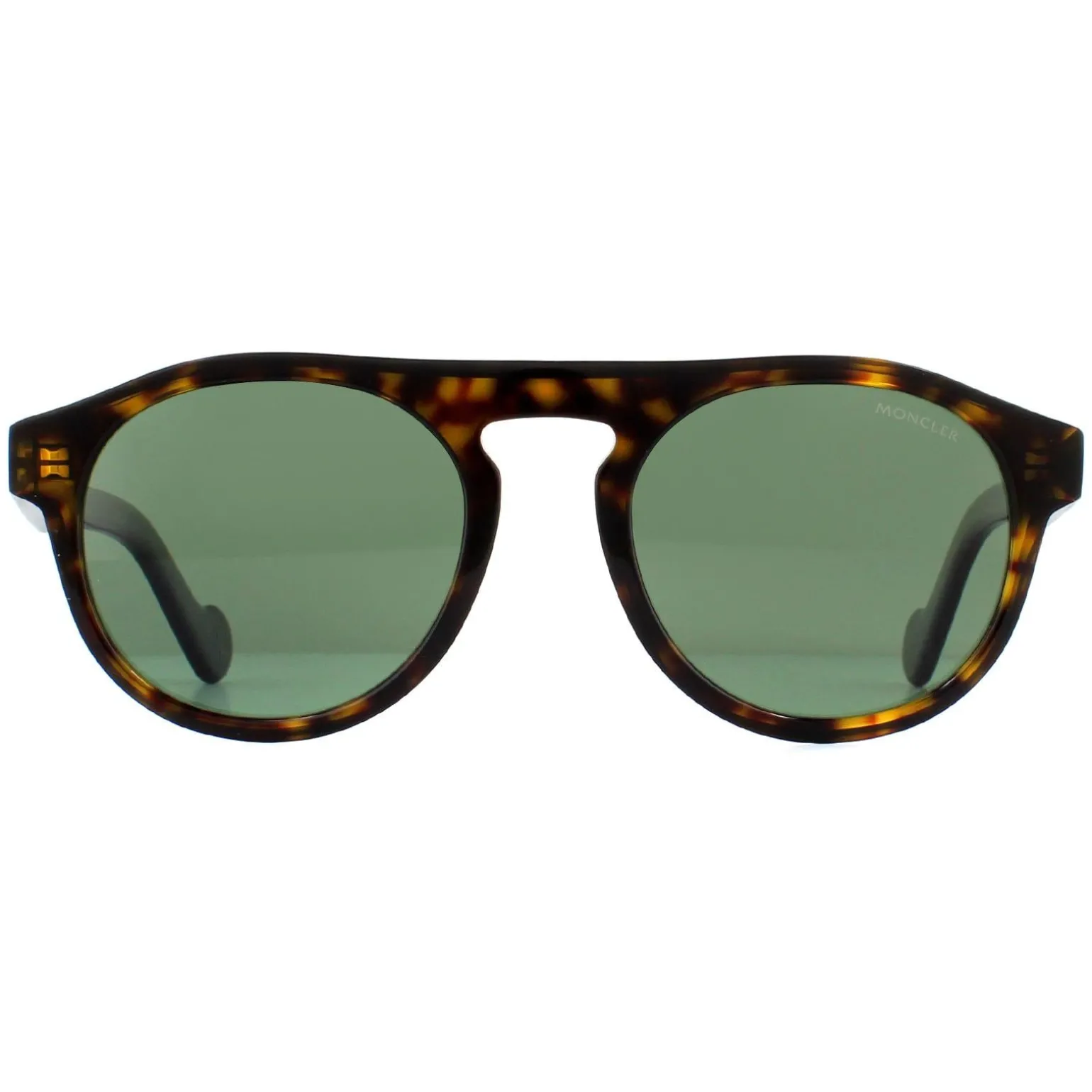 Moncler Sunglasses ML0073 52R Dark Havana Green Polarized