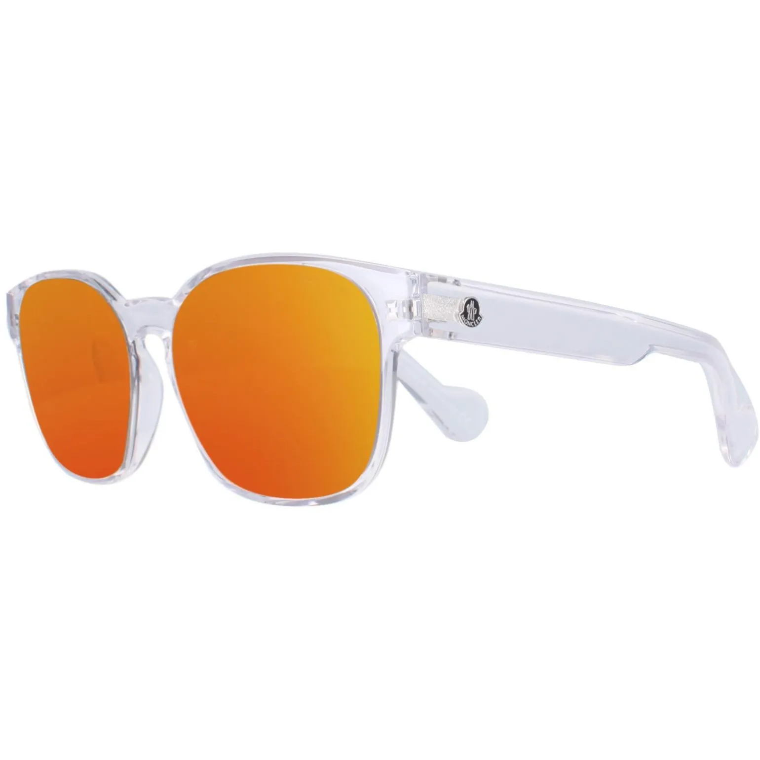 Moncler Sunglasses ML0086 26U Clear Orange Mirror