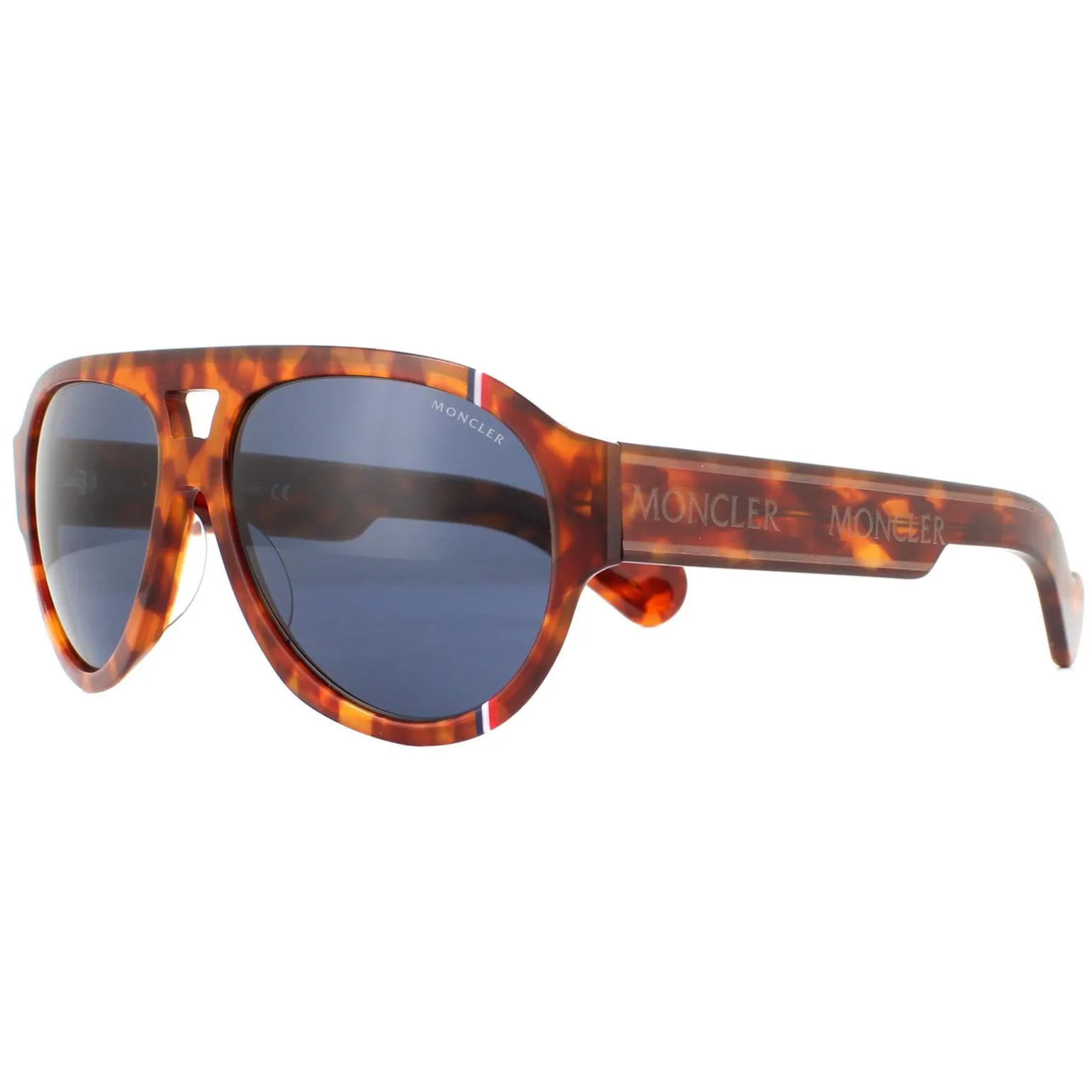 Moncler Sunglasses ML0095 56V Havana Blue