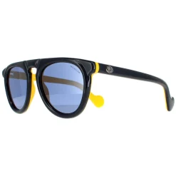 Moncler Sunglasses ML0100 92X Black Yellow Blue