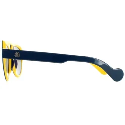 Moncler Sunglasses ML0094 92X Blue Yellow Blue Mirror