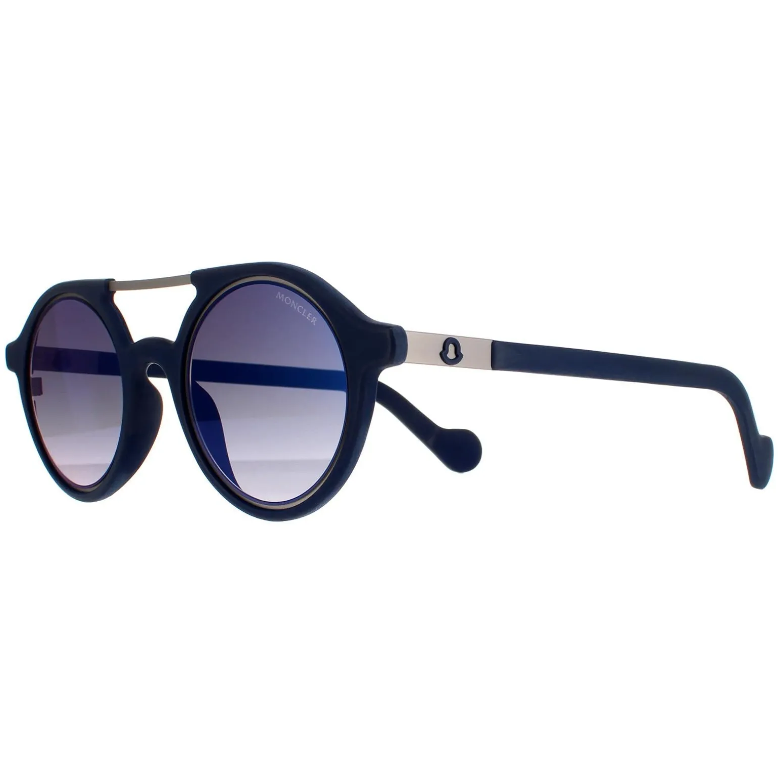 Moncler Sunglasses ML0083 91X Dark Blue Blue Mirror