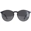 Moncler Sunglasses ML0213-F 01D Shiny Transparent Dark Grey Smoke Pola