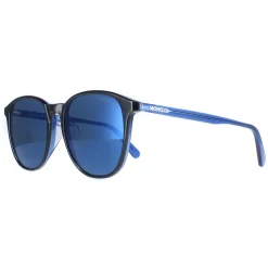Moncler Sunglasses ML0189-F 92D Shiny Black Blue Polarized