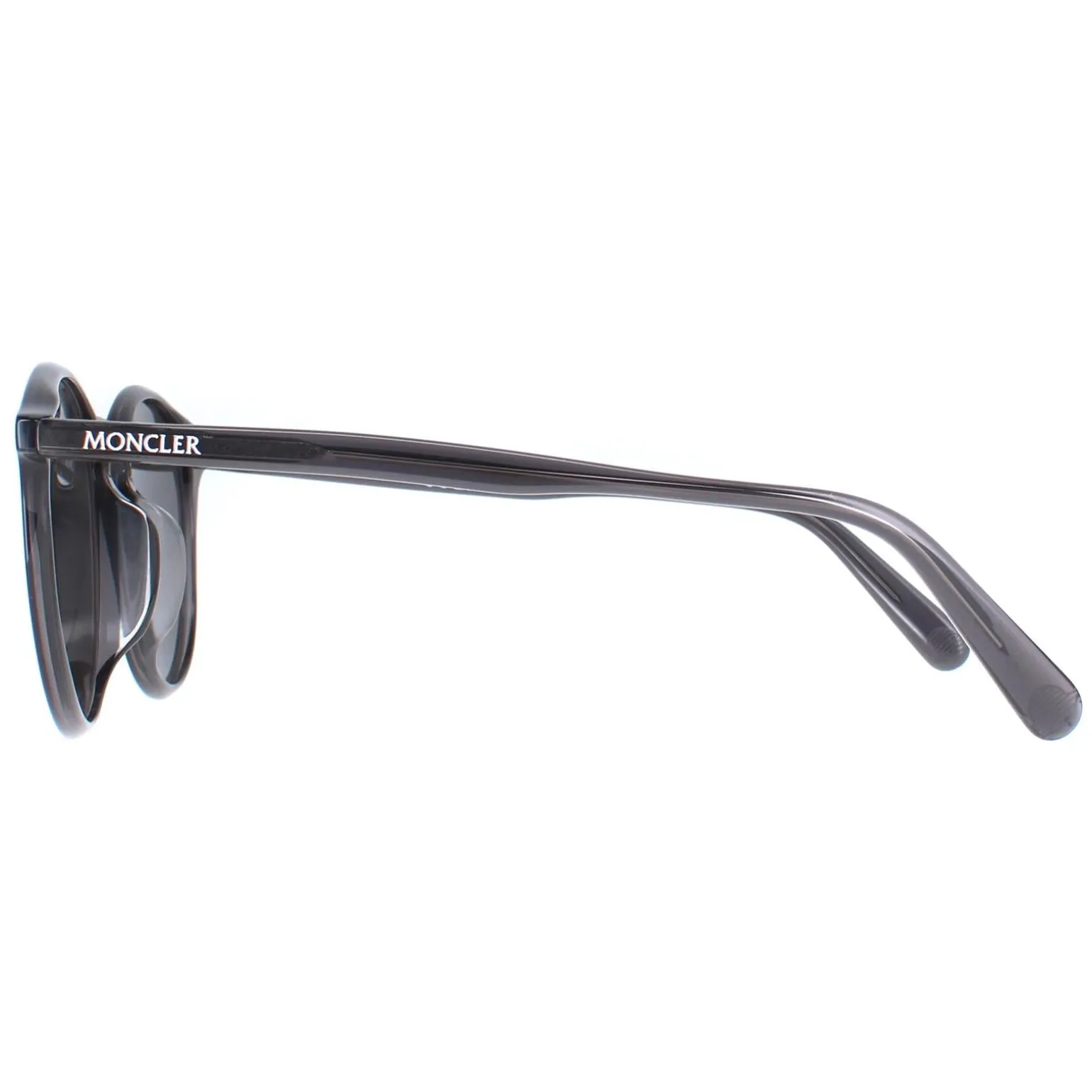Moncler Sunglasses ML0213-F 01D Shiny Transparent Dark Grey Smoke Pola