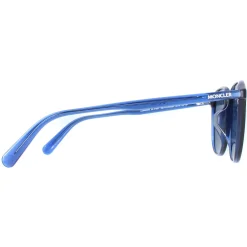 Moncler Sunglasses ML0189-F 92D Shiny Black Blue Polarized