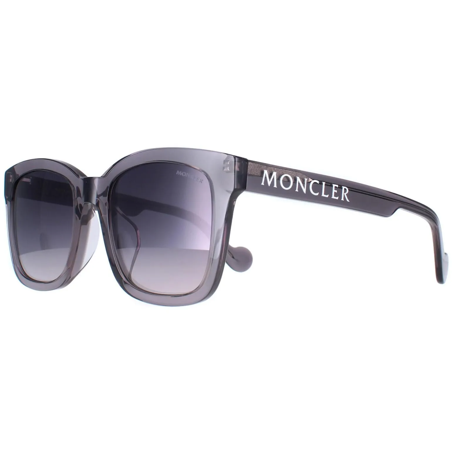 Moncler Sunglasses ML0113-K 20C Shiny Transparent Grey Grey Gradient