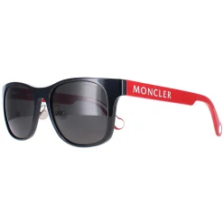 Moncler Sunglasses ML0163-K 05D Black & Red Dark Grey