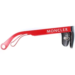 Moncler Sunglasses ML0163-K 05D Black & Red Dark Grey