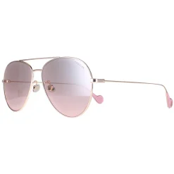 Moncler Sunglasses ML0110-K 28U Shiny Rose Gold Brown Pink Gradient