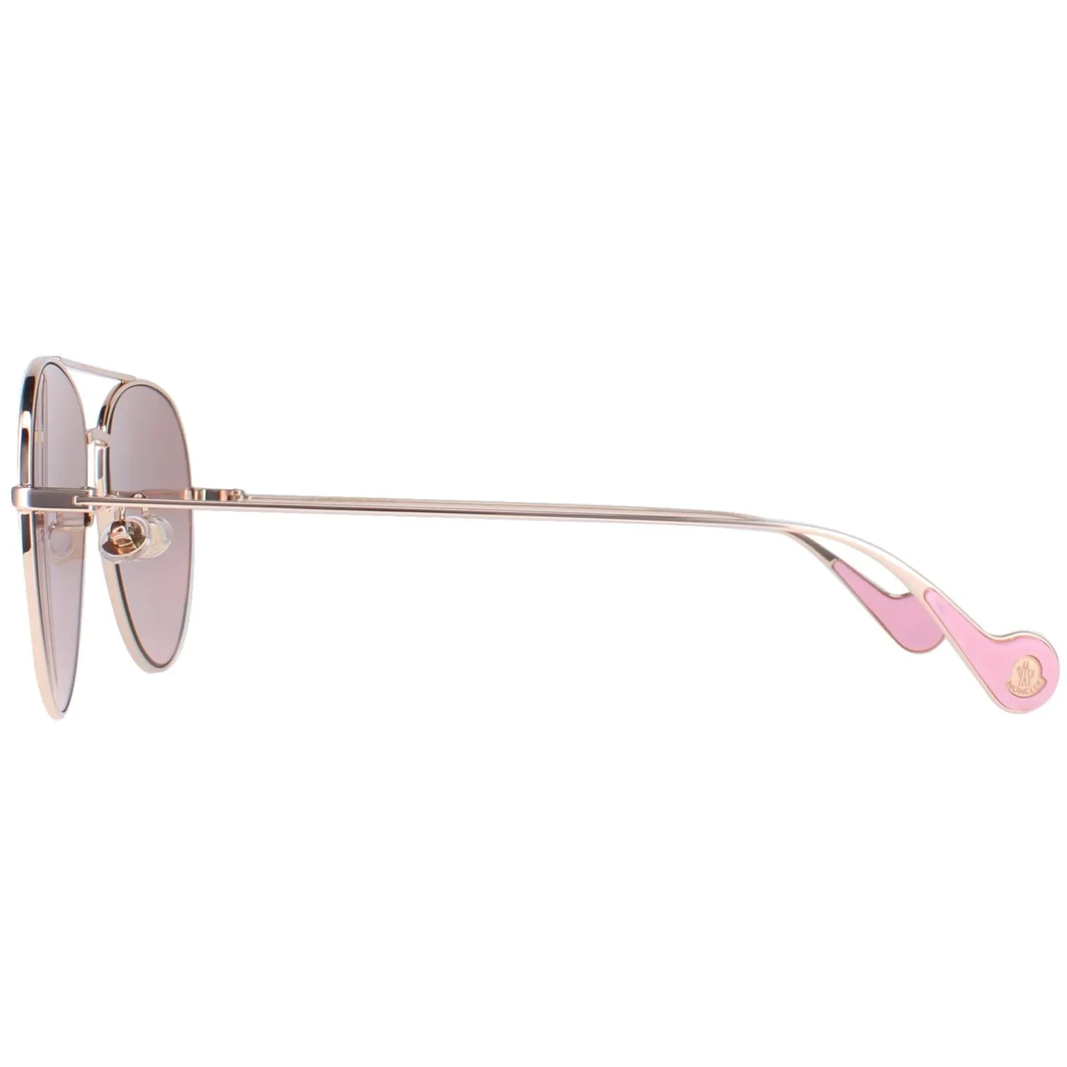 Moncler Sunglasses ML0110-K 28U Shiny Rose Gold Brown Pink Gradient