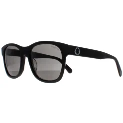 Moncler Sunglasses ML0250-P 01A Shiny Black Smoke Grey