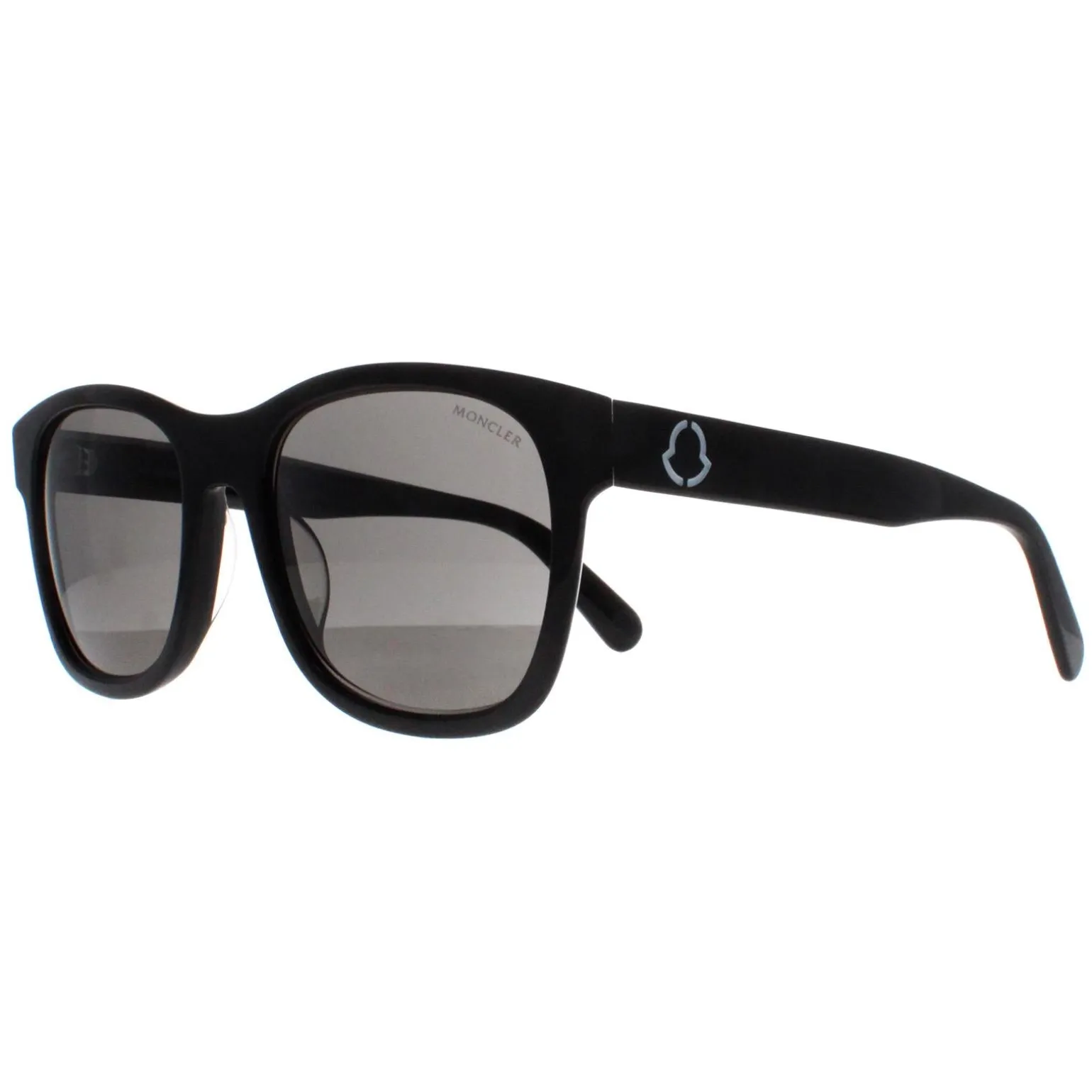 Moncler Sunglasses ML0250-P 01A Shiny Black Smoke Grey